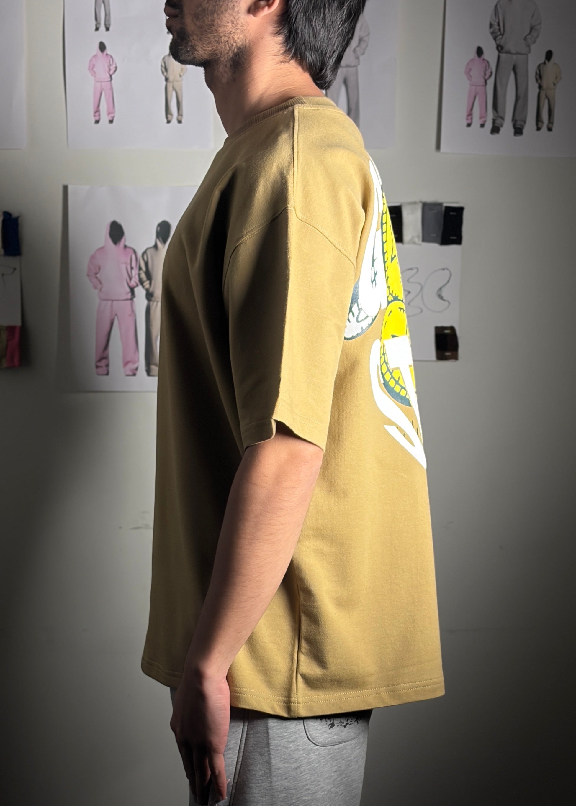 Shekels T-Shirt In Brown