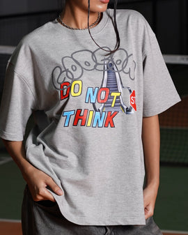 OVERTHINKER HALF SLEEVES [MILANGE GREY]
