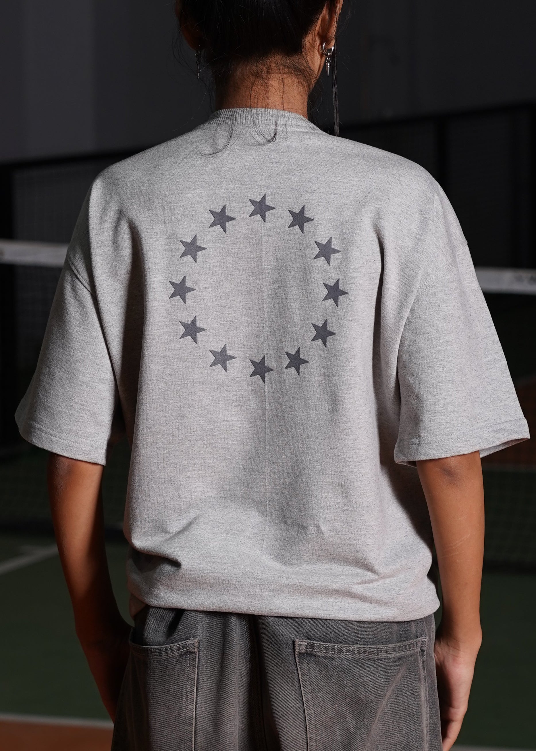 OVERTHINKER HALF SLEEVES [MILANGE GREY]