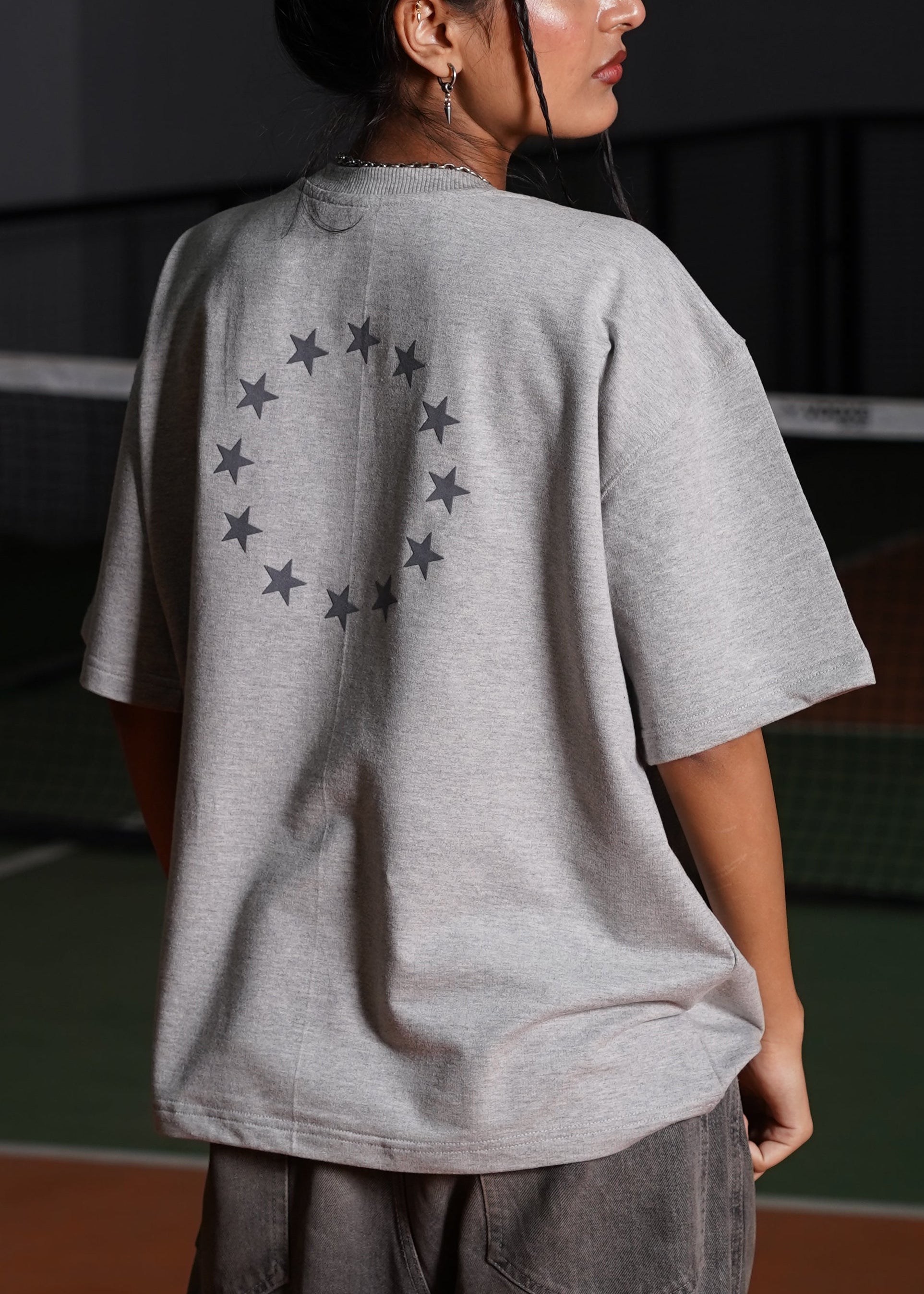 OVERTHINKER HALF SLEEVES [MILANGE GREY]