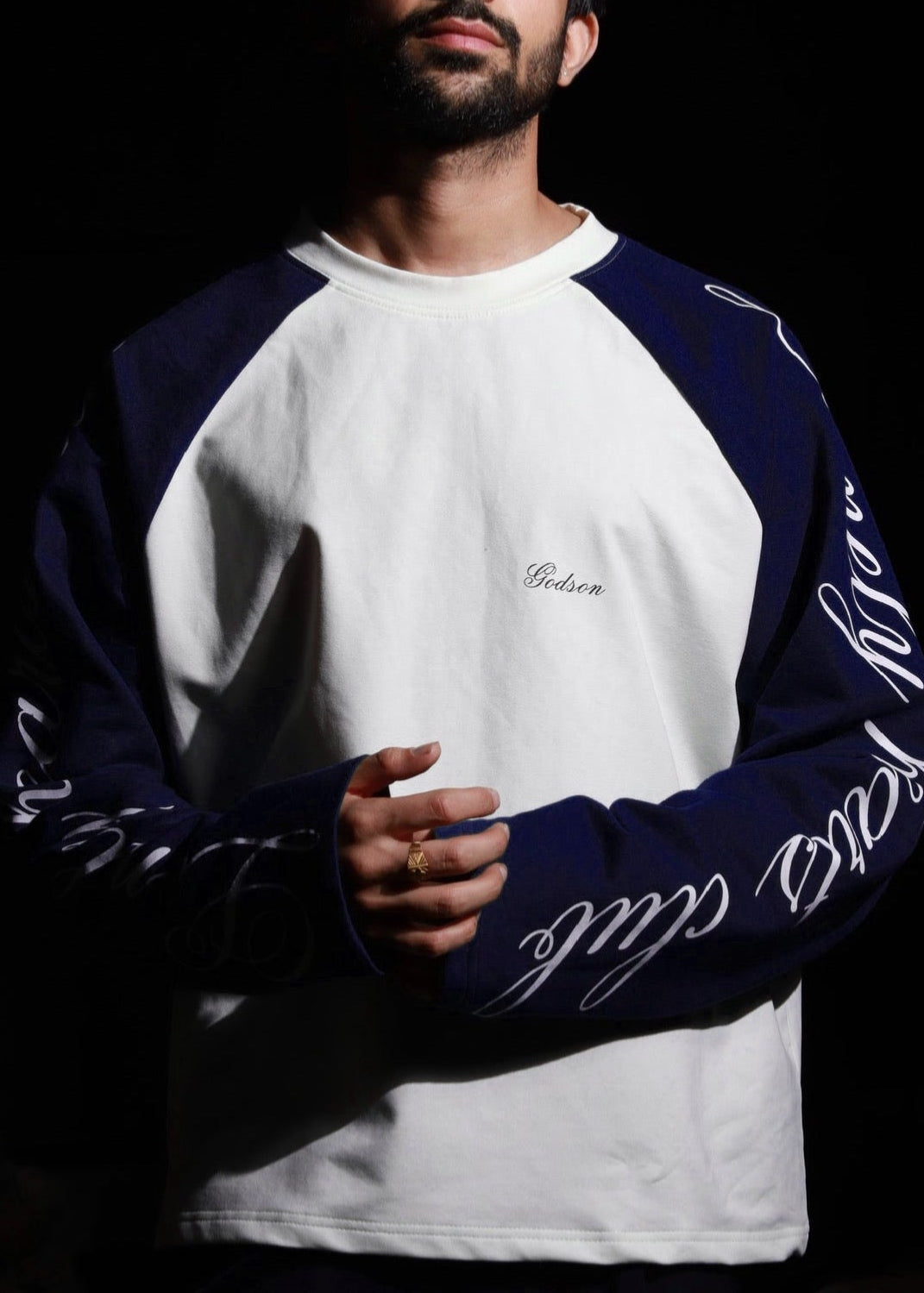 LHC RAGLAN SLEEVE [NAVY BLUE]