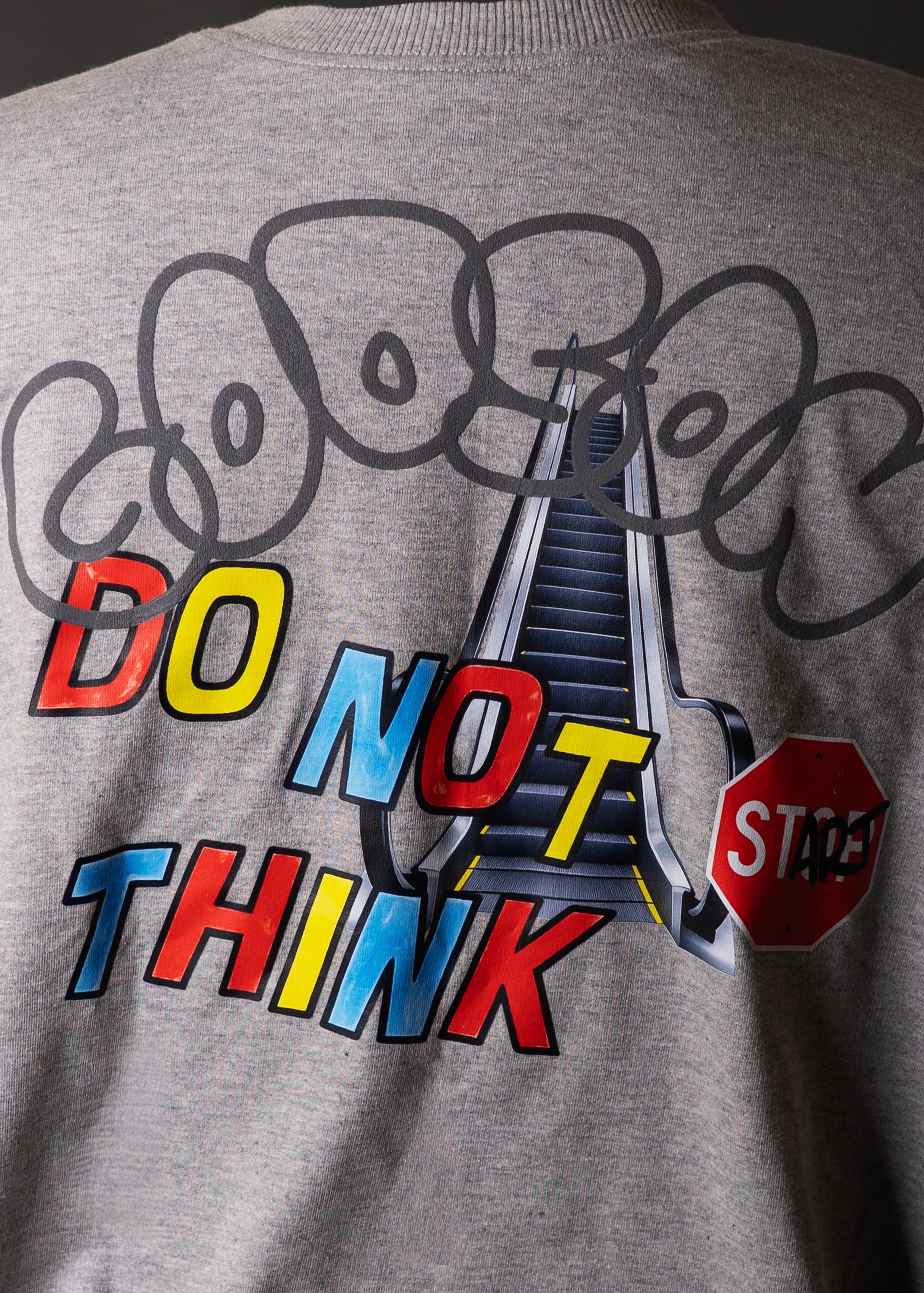 OVERTHINKER HALF SLEEVES [MILANGE GREY]